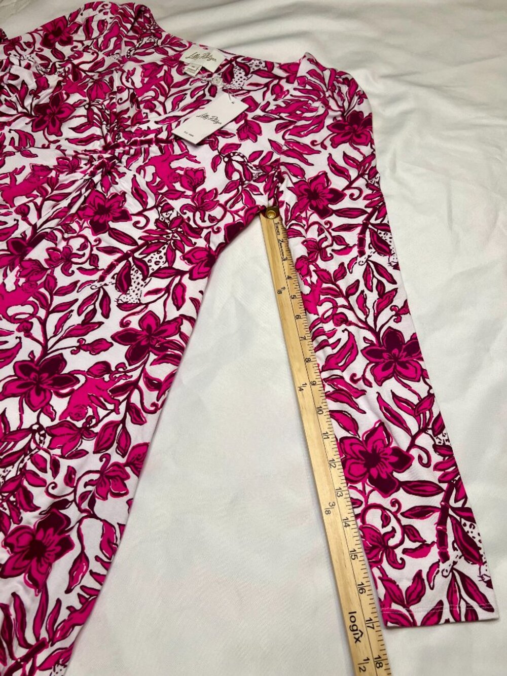 NWT Lilly Pulitzer Anne Skirted Romper In Elder Blossom Size Medium Floral - Picture 13 of 14